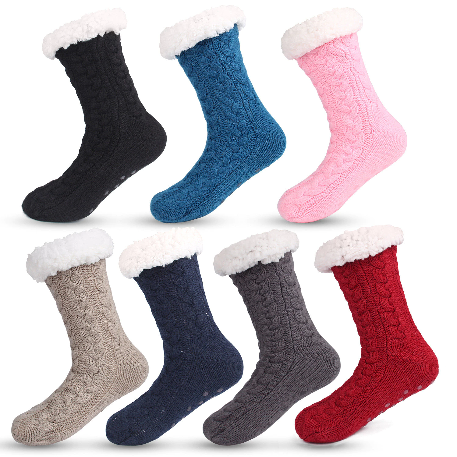 Fluffy huissokken diverse kleuren | Cadeauplek