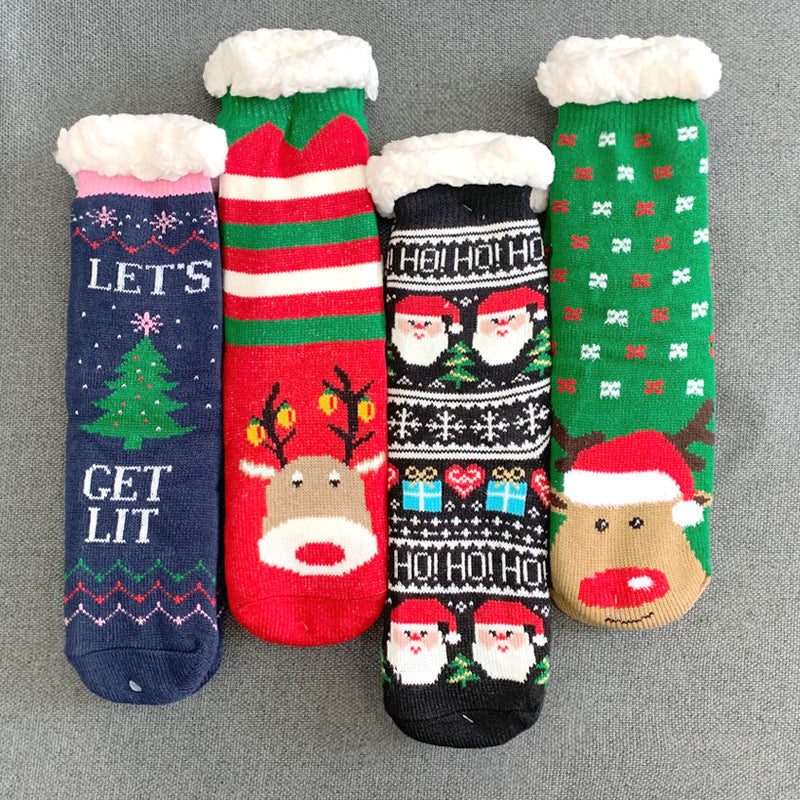 Fluffy kerst huissokken diverse modellen | Cadeauplek