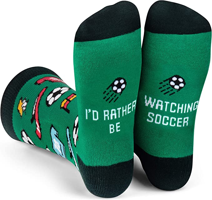 Grappige Sokken | I'd Rather Be | Soccer