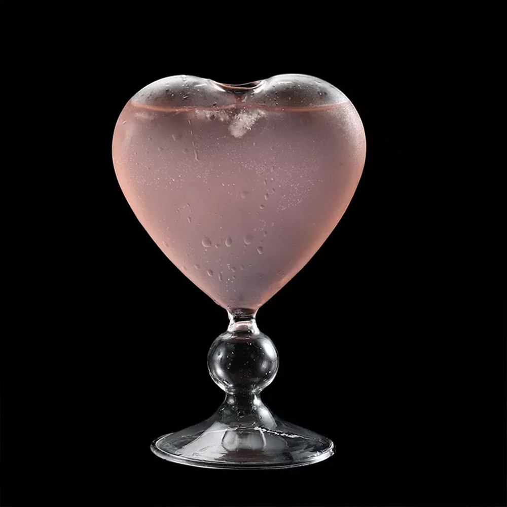 Cocktail glas in hartvorm | Cadeauplek