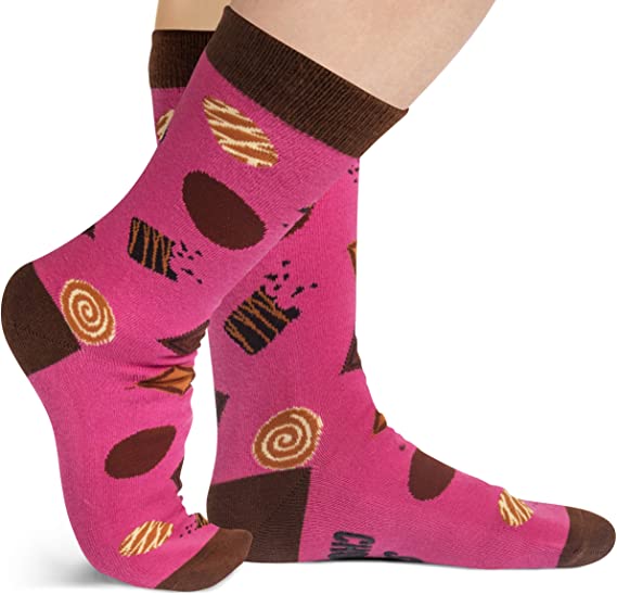 grappige sokken, bring me some chocolate aan voeten | cadeauplek