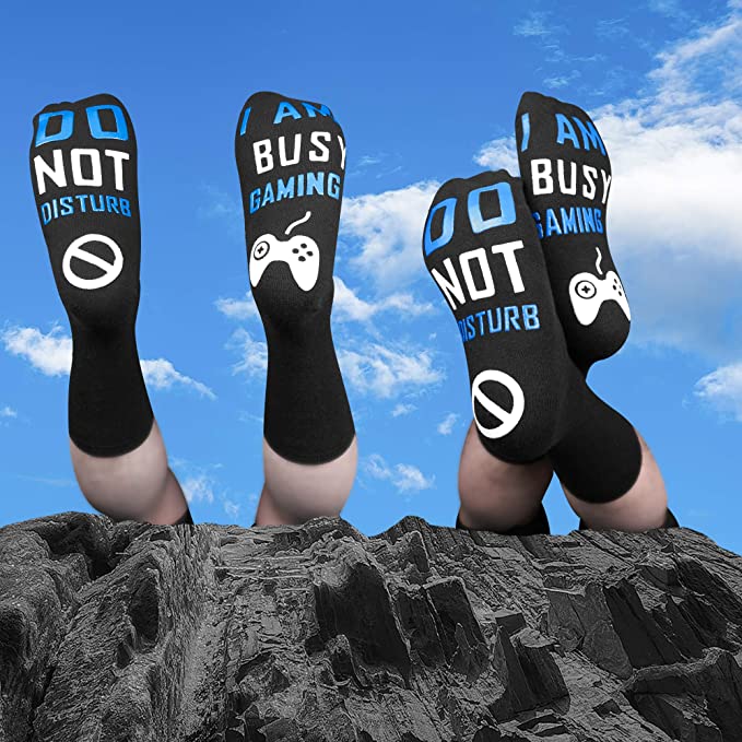 Grappige Sokken | Do not disturb, i am busy gaming