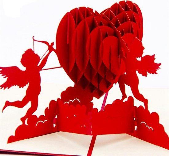 3D Pop-up Wenskaart Cupido Detail | Cadeauplek