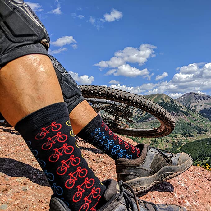 Grappige Sokken | I'd Rather Be | Biking