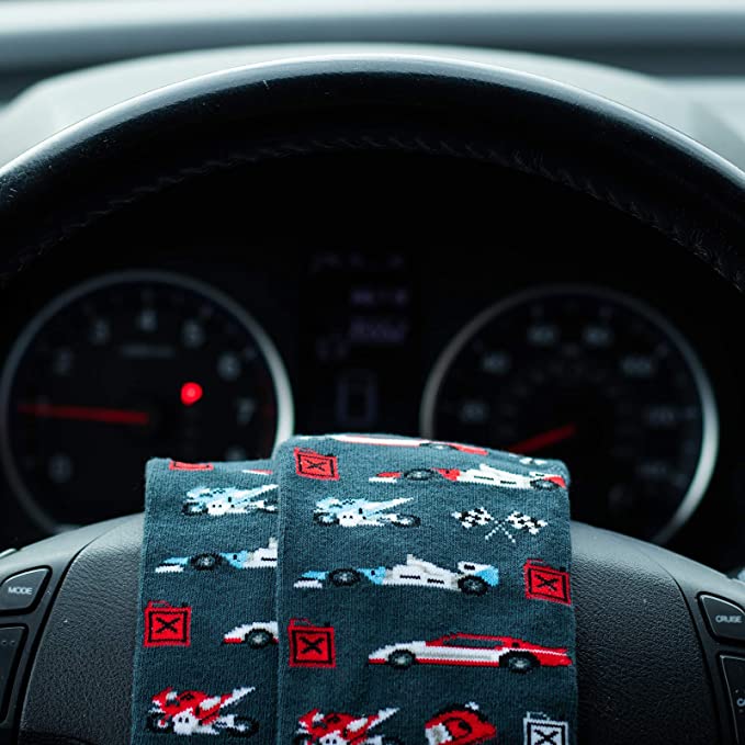 Grappige Sokken | I'd Rather Be | Racing