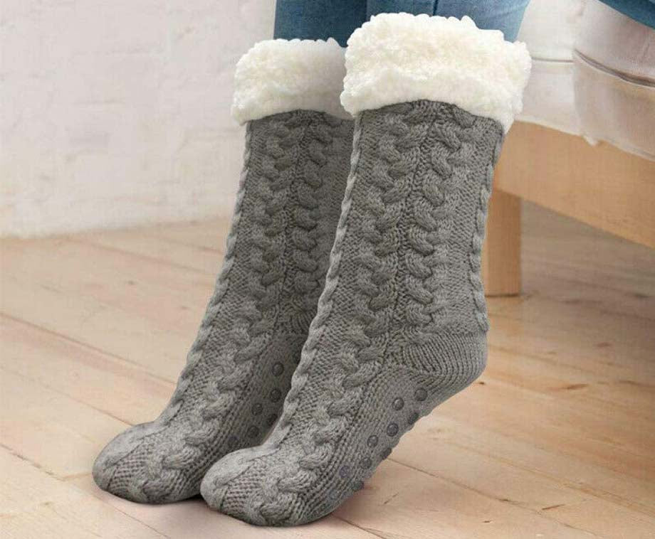 Fluffy Huissokken | Zwart