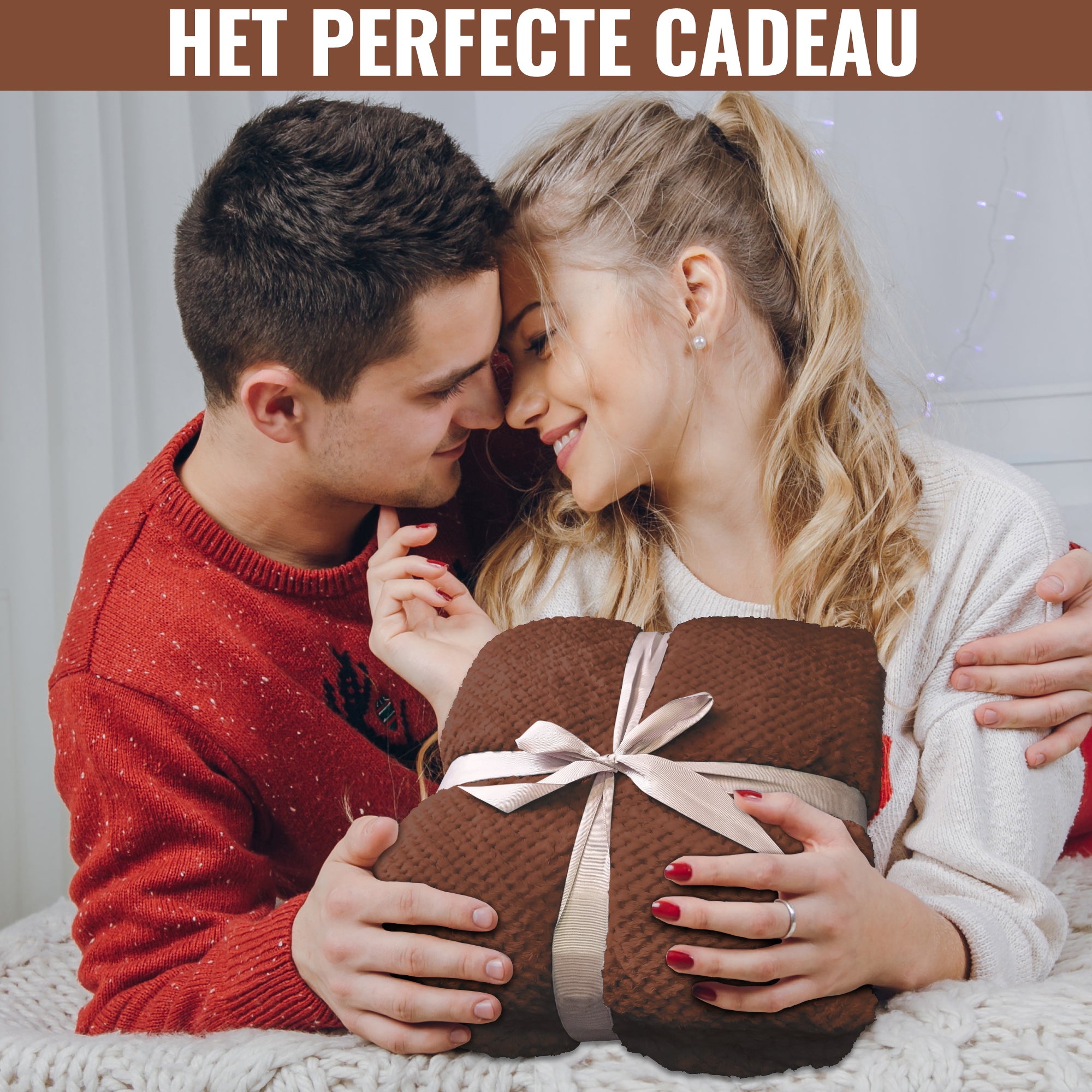 Zachte Fleece Deken | Bruin