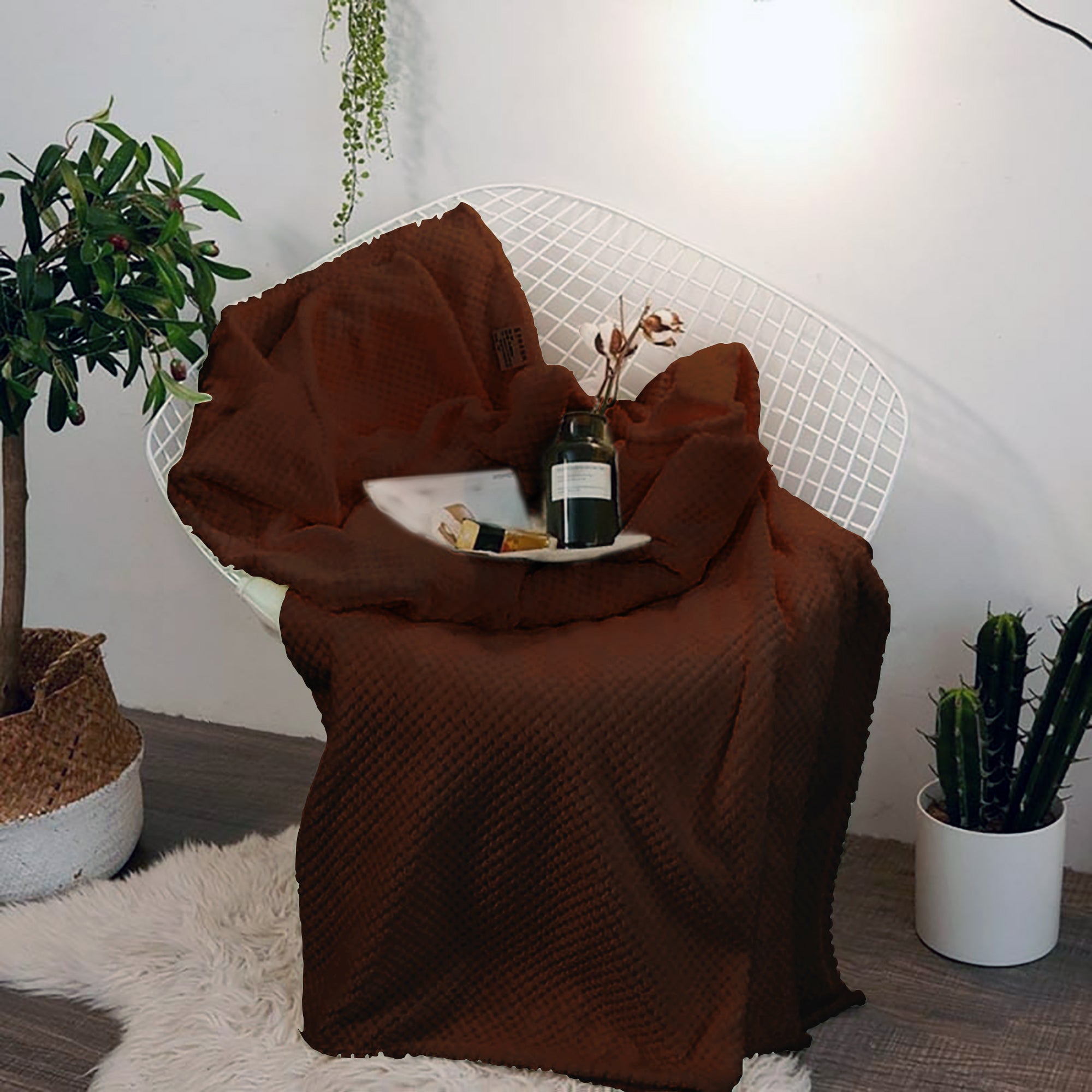 Zachte Fleece Deken | Bruin