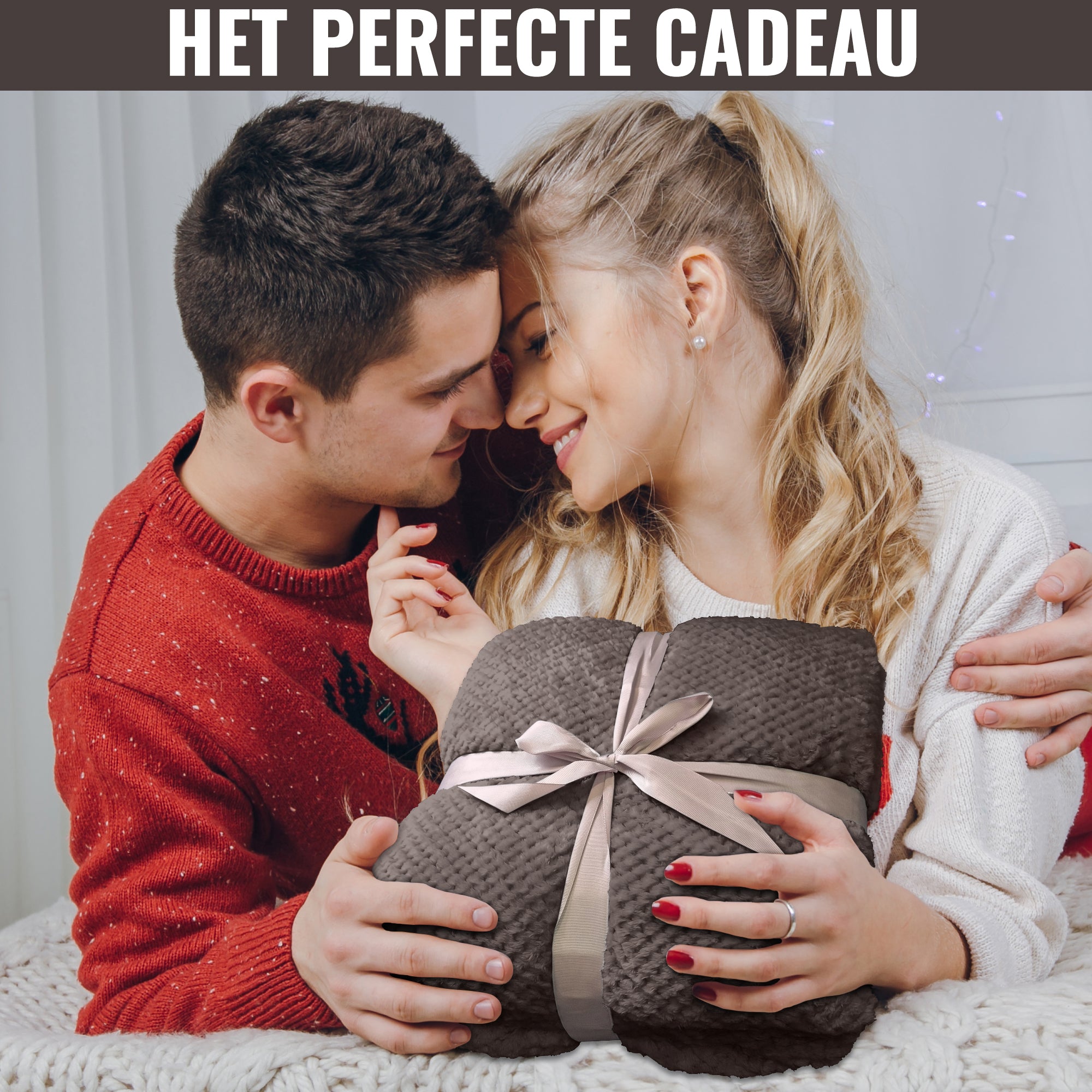 Zachte Fleece Deken | Grijs