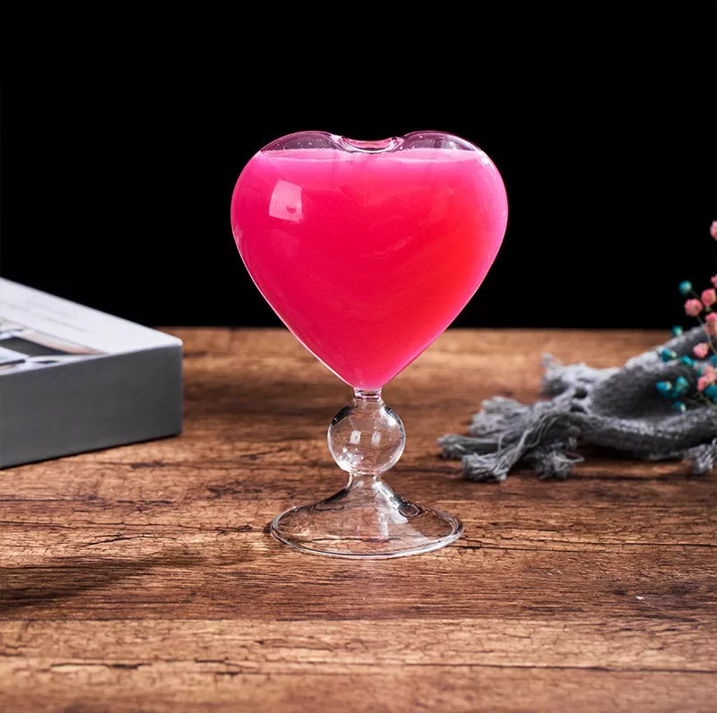 Cocktail glas in hartvorm | Cadeauplek