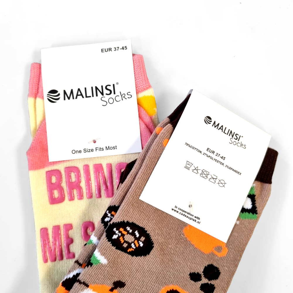 Malinsi grappige sokken, bring me some | cadeauplek