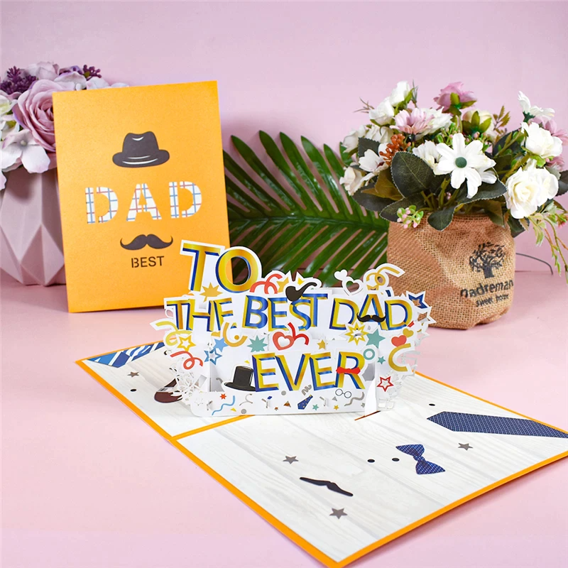 Vaderdag Wenskaart | To The Best Dad Ever | Cadeauplek.nl
