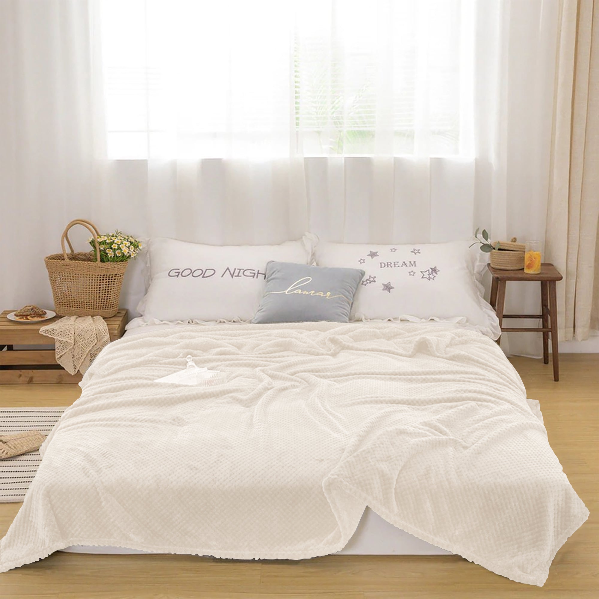 Zachte Fleece Deken | Wit