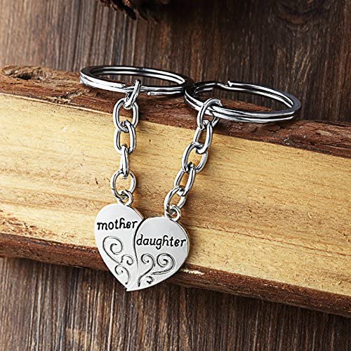 Mother Daughter Moeder en Dochter Sleutelhangers in Setting