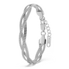 Malinsi® Armband Dames | Triplet Chain | Zilver