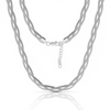 Malinsi® Ketting Dames | Triplet Chain | Zilver