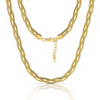 Malinsi® Ketting Dames | Triplet Chain | Goud