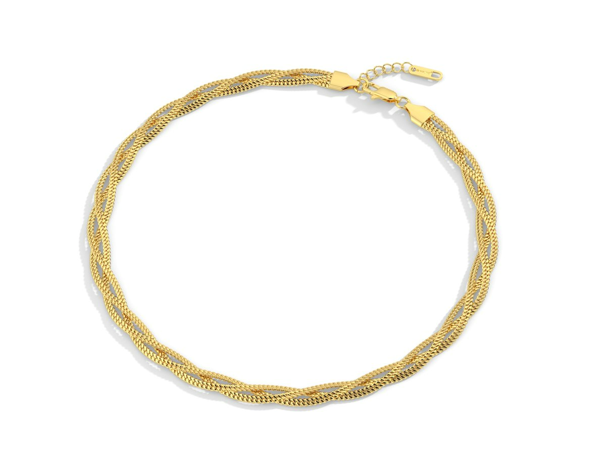 Malinsi® Ketting Dames | Triplet Chain | Goud