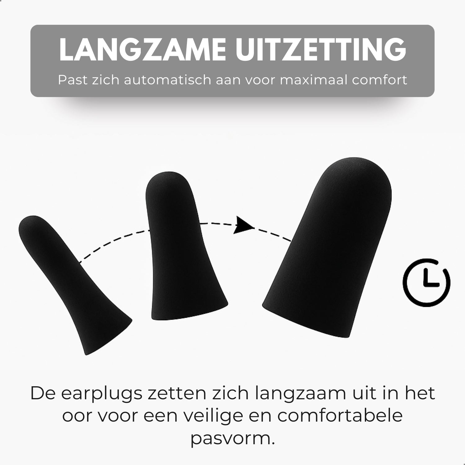 Boncy® Slaapoordoppen | 50 Stuks | Zwart