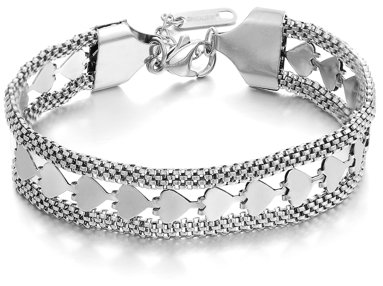 Armband Dames Hart | Zilver Compleet RVS