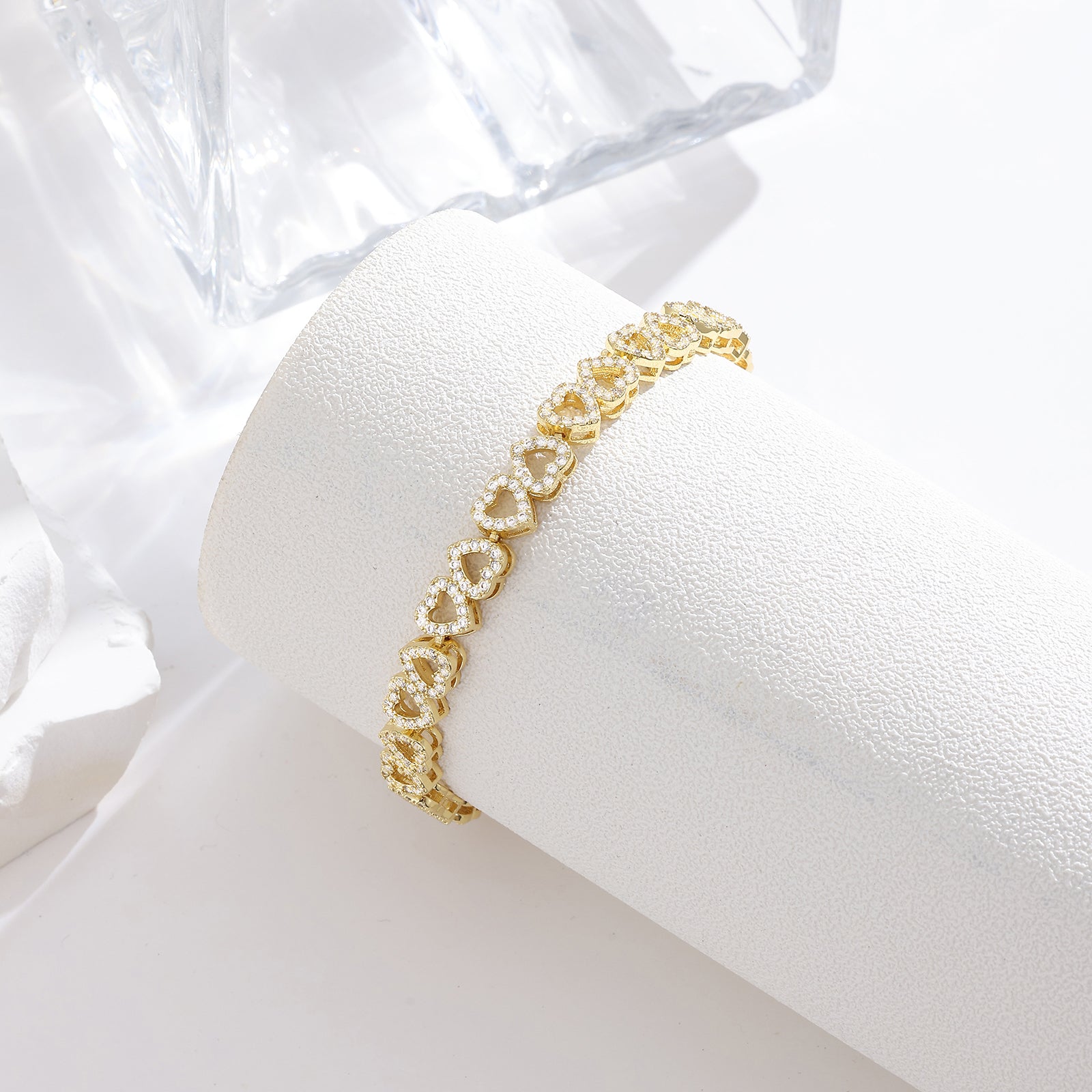 Armband Dames Luv | Goud 18K Plating | Zirkonia