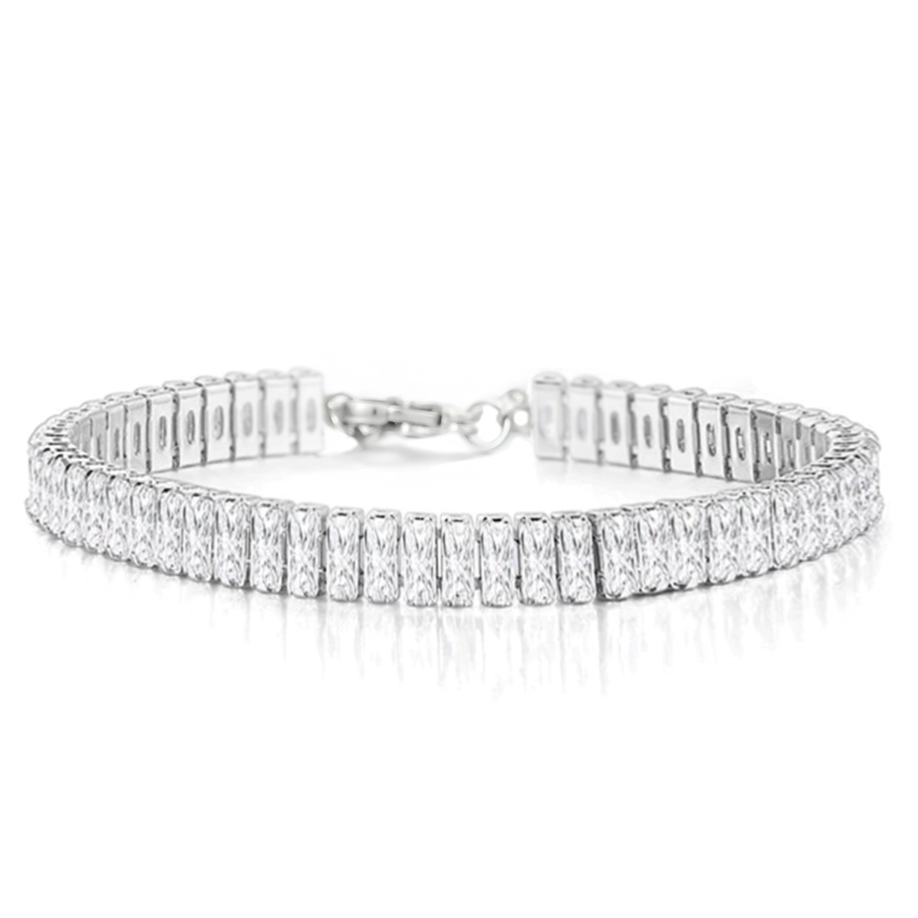 Armband Dames | Zirkonia Steentjes | Zilver