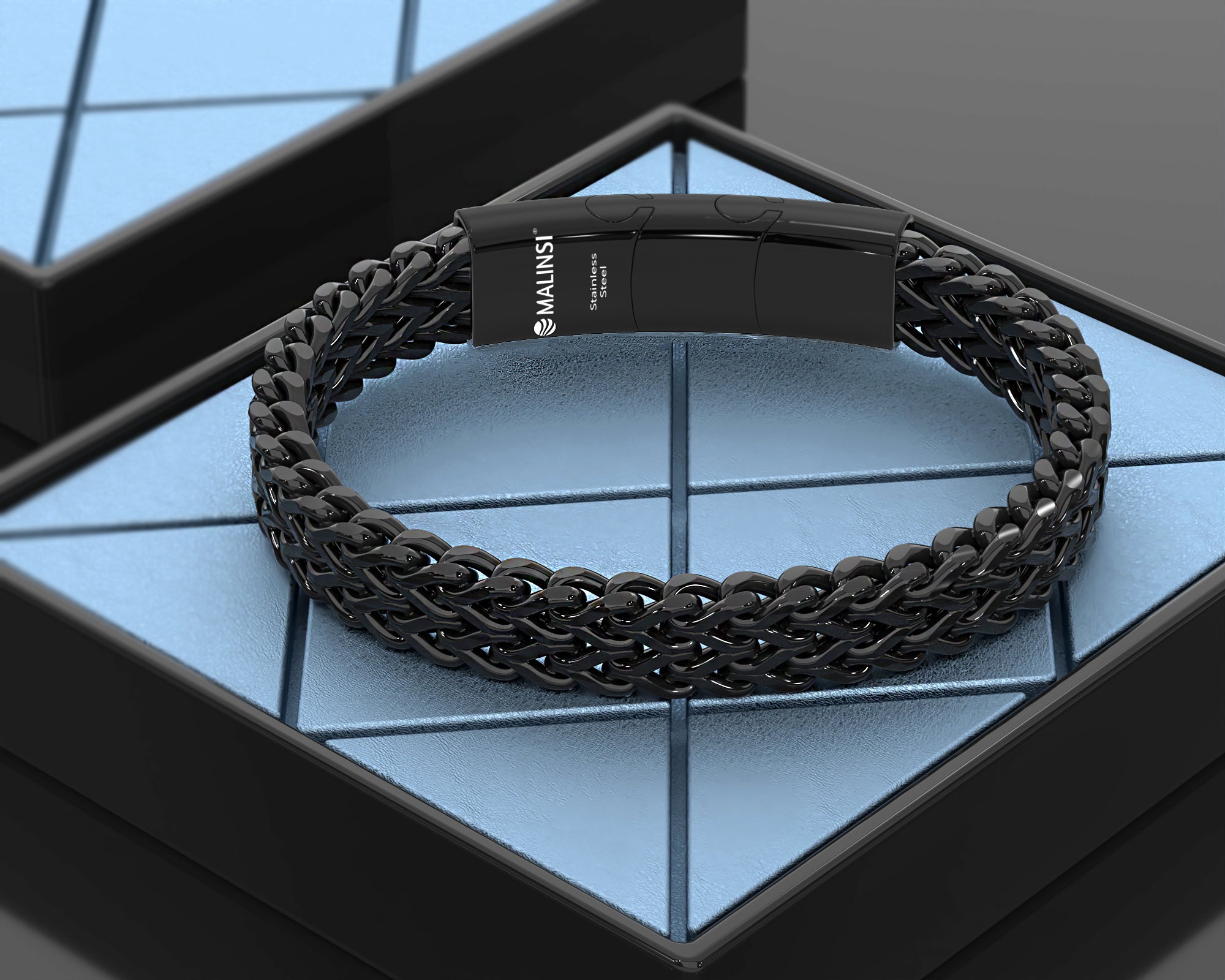 Armband Compleet RVS | Zwart
