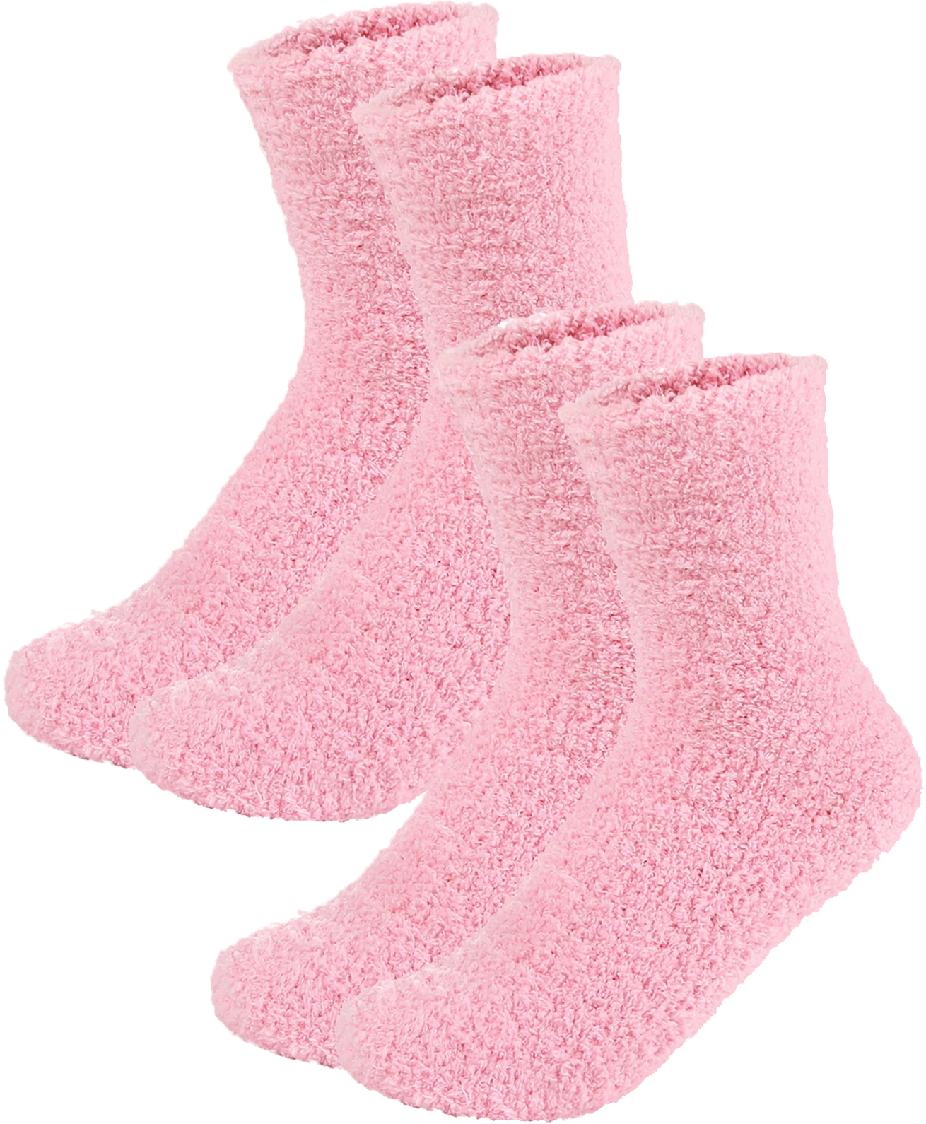 Fluffy Sokken | Roze 2-Pack