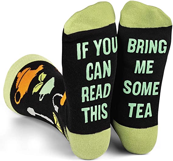 grappige sokken, bring me some tea | cadeauplek