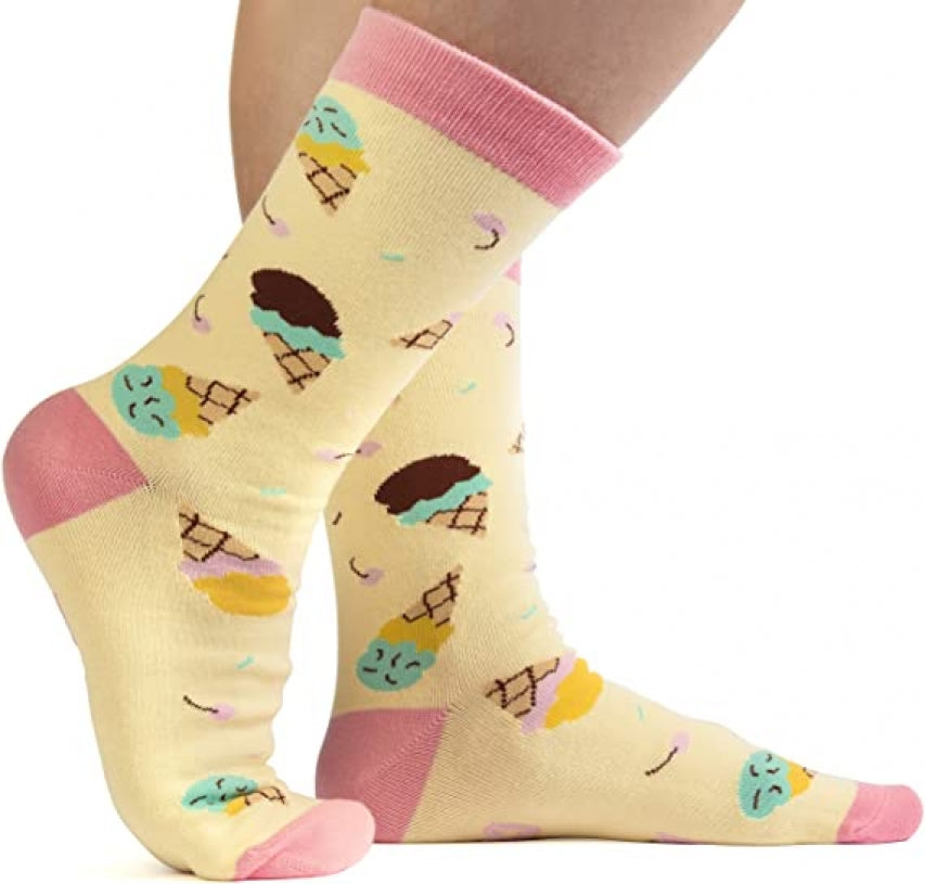 grappige sokken, bring me some ice cream aan voeten | cadeauplek