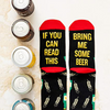 Afbeelding in Gallery-weergave laden, grappige sokken, bring me some beer met bier op achtergrond | cadeauplek