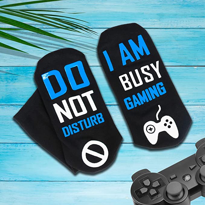 Grappige Sokken | Do not disturb, i am busy gaming