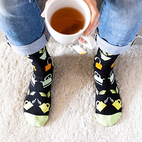 grappige sokken, bring me some tea aan voeten  | cadeauplek
