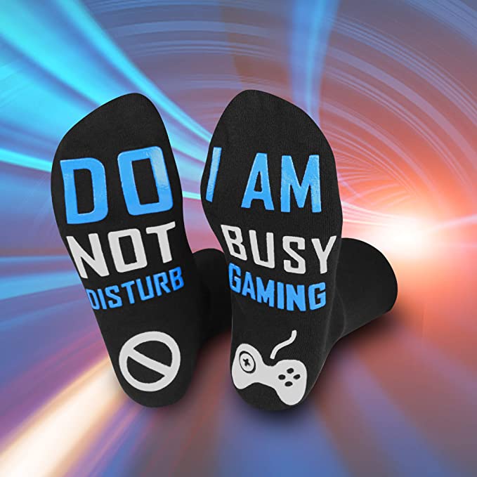 Grappige Sokken | Do not disturb, i am busy gaming