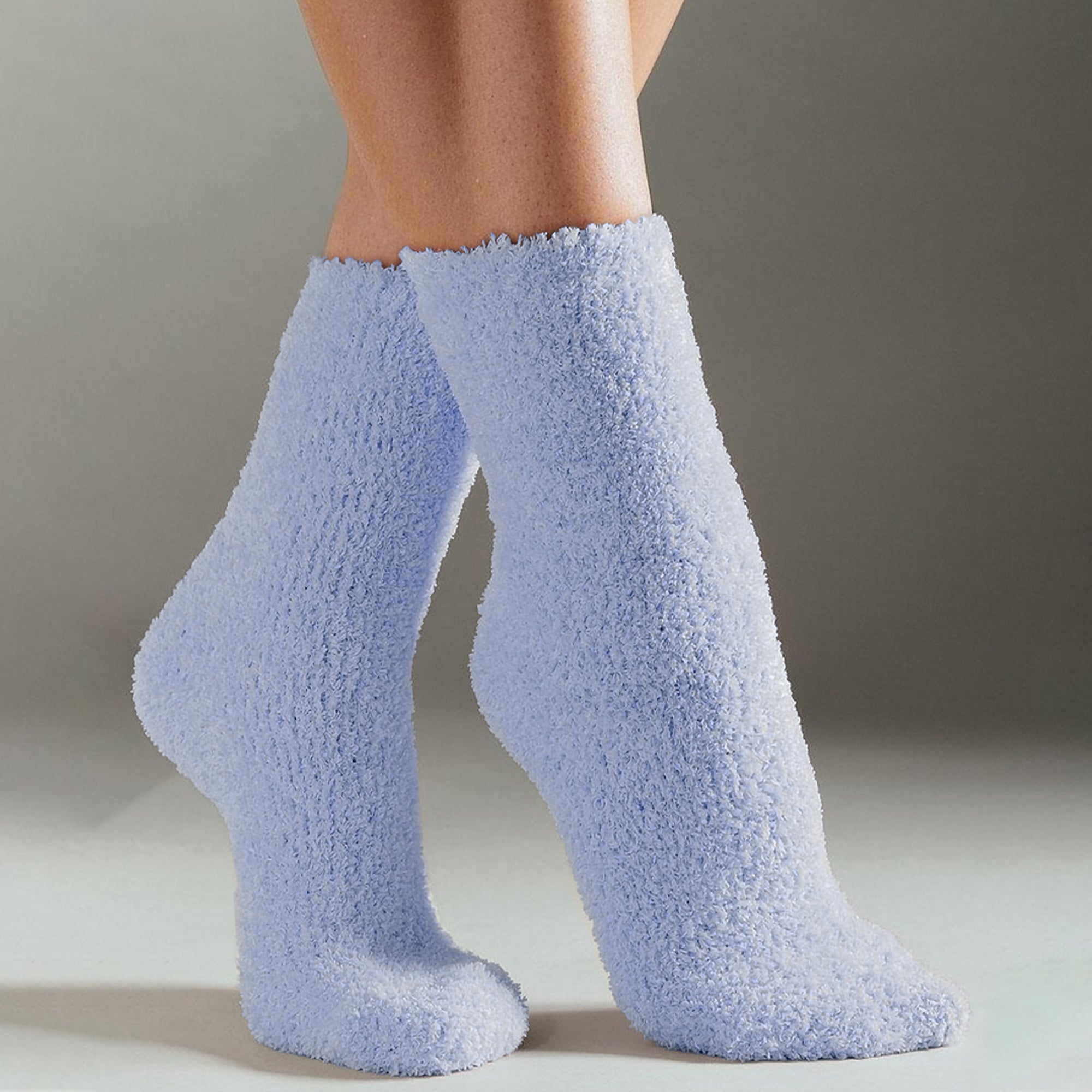 Fluffy Sokken | Blauw 2-Pack