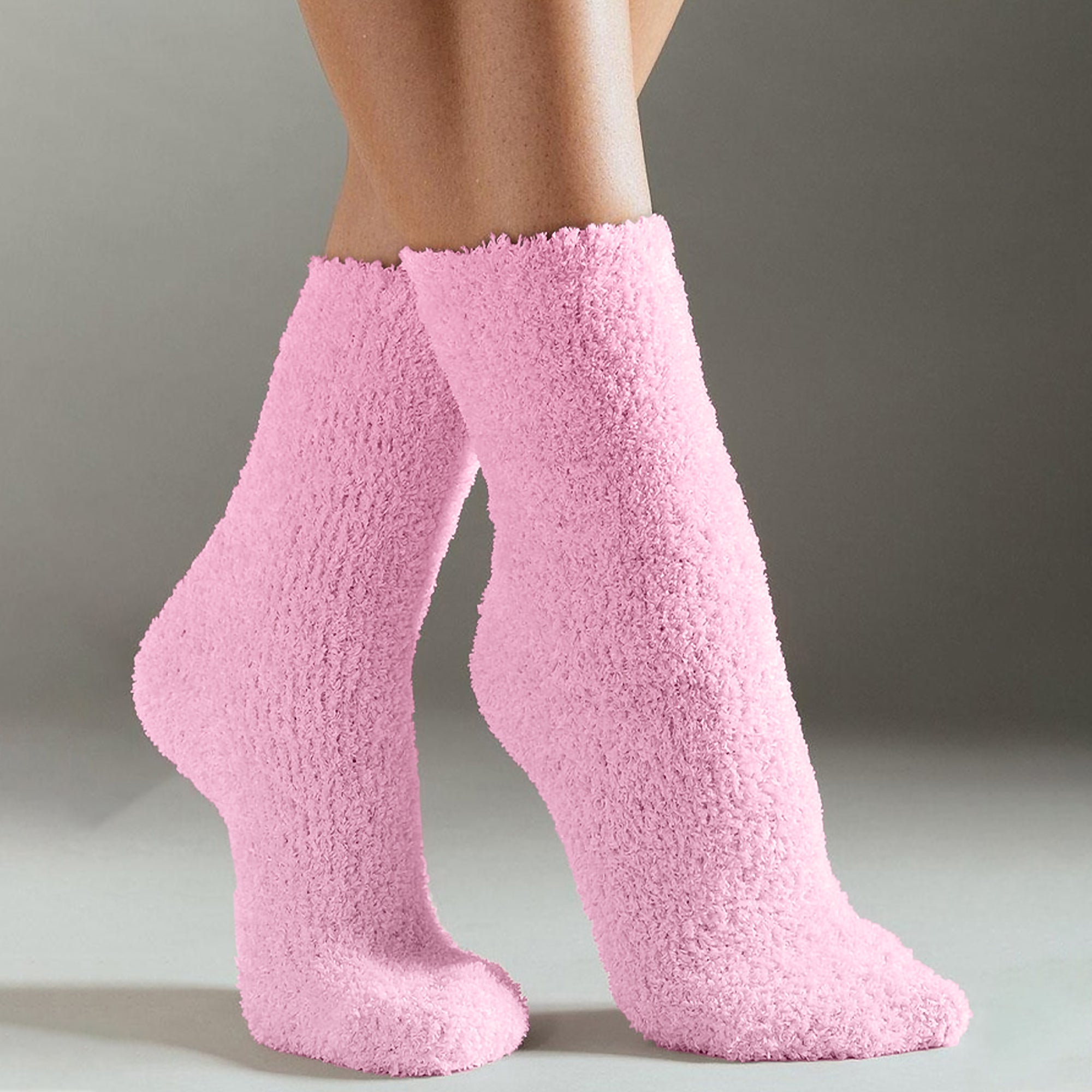 Fluffy Sokken | Roze 2-Pack