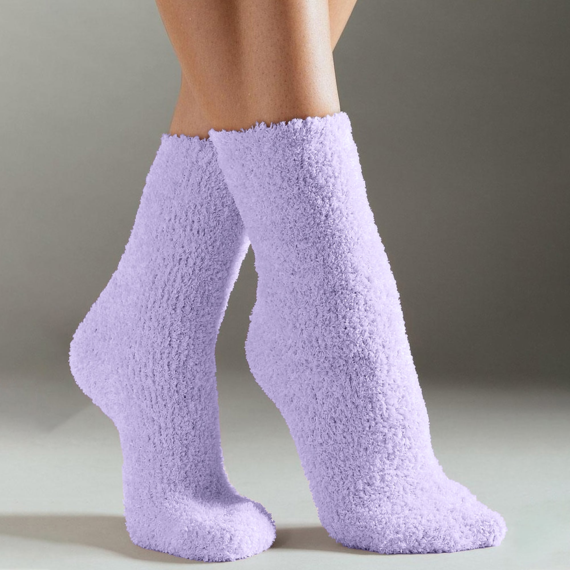 Fluffy Sokken | Paars 2-Pack