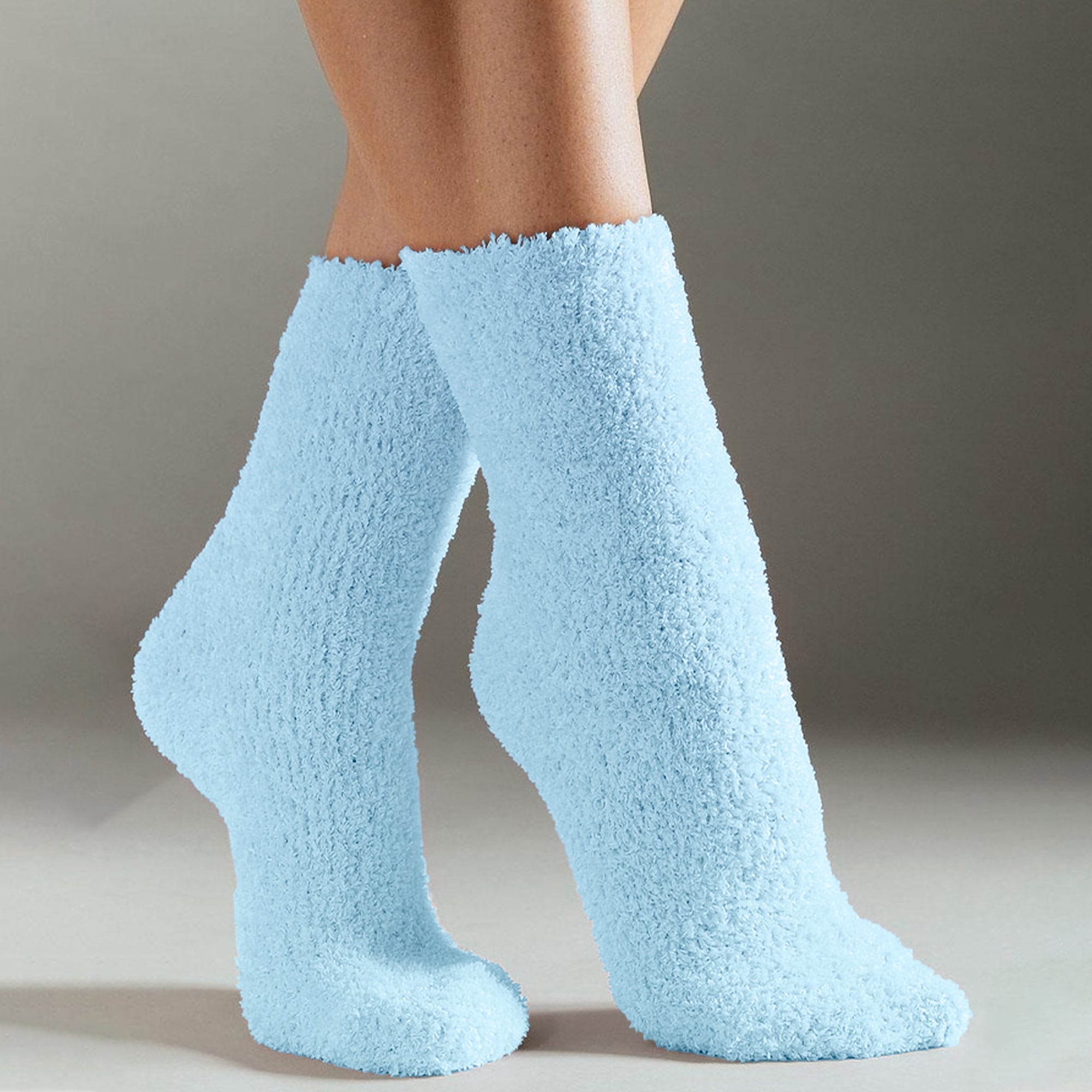 Fluffy Sokken | Turquoise 2-Pack