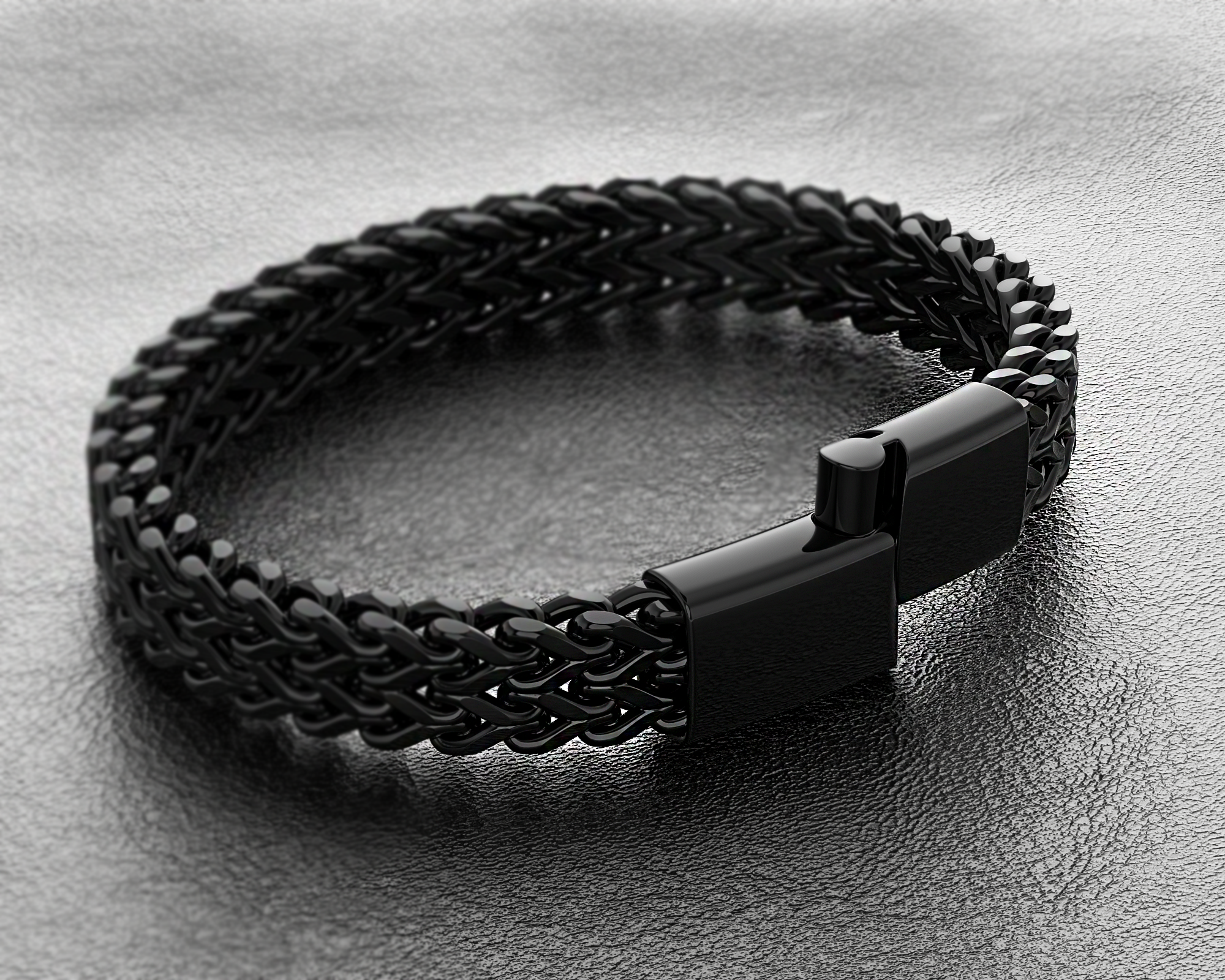 Armband Compleet RVS | Zwart