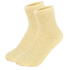 Fluffy sokken geel | cadeauplek