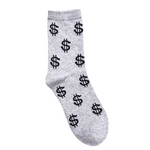 Grappige Sokken | Dollar | Grijs