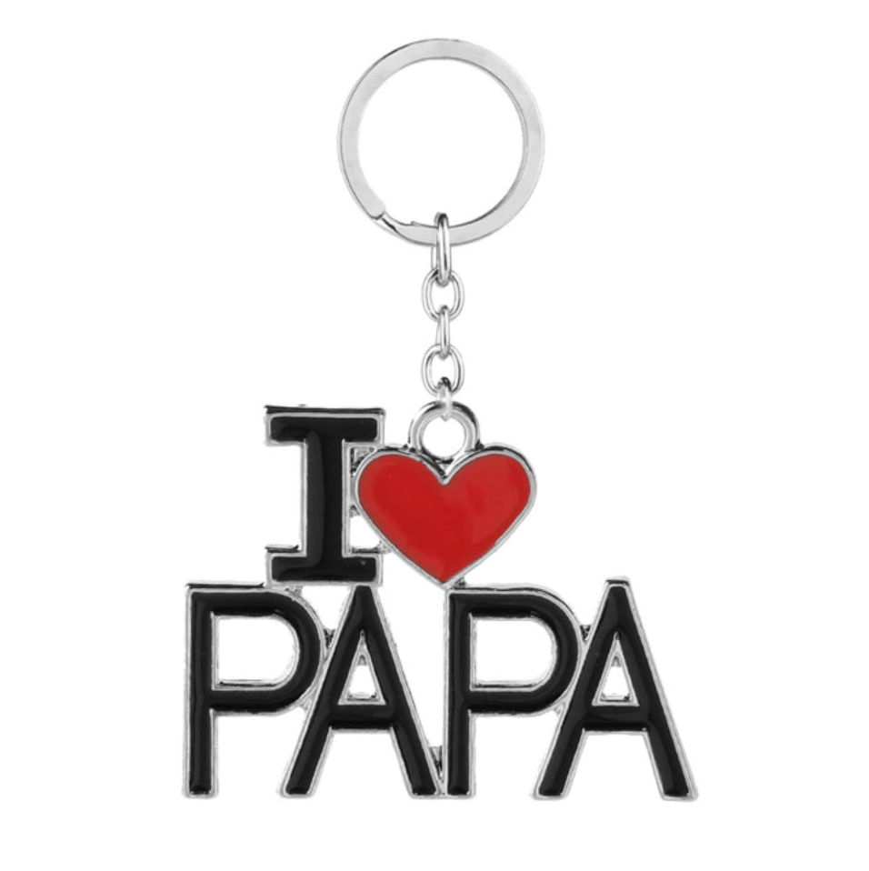 I Love Papa | Sleutelhanger Vader Cadeauplek 