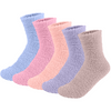 Fluffy sokken 5-pack leuke kleuren | cadeauplek