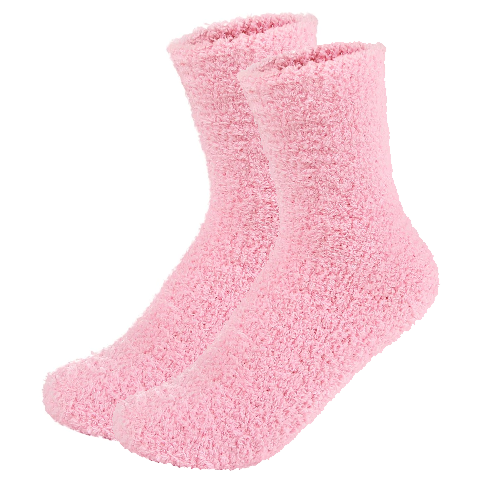 Fluffy sokken licht roze | cadeauplek
